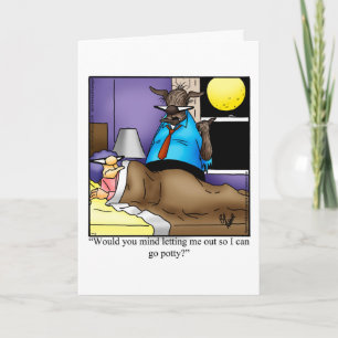 Cartão Feliz Dia das Bruxas Engraçado