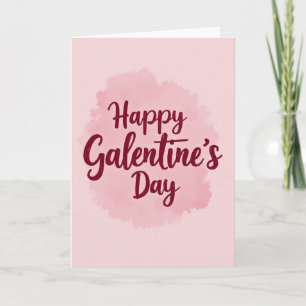 Cartão Feliz Dia das Galentinas Amigos Carta