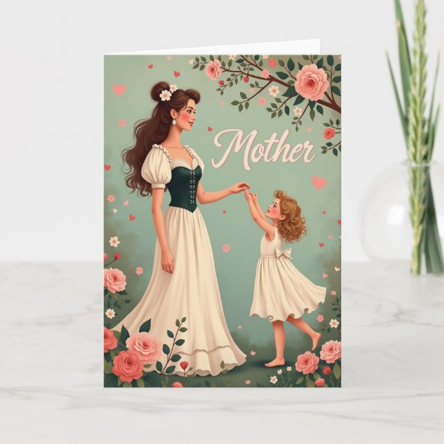 Cartão Feliz Dia das Mães (Frente)
