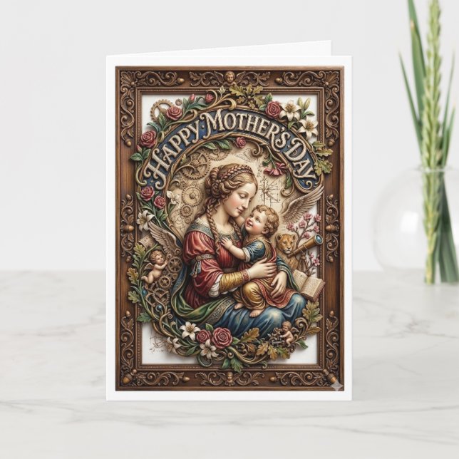 CARTÃO FELIZ DIA DAS MÃES (Frente)