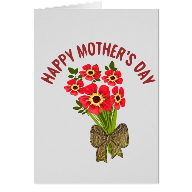 Cartão Feliz dia das mães (Frente)