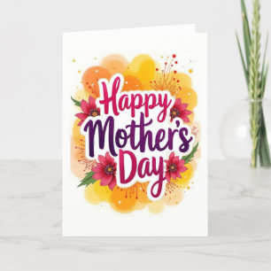 Cartão Feliz Dia das Mães