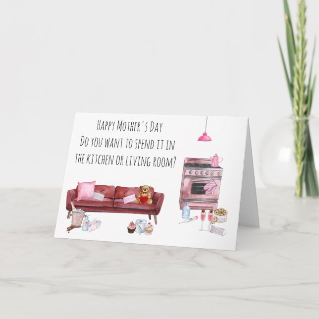 Cartão Feliz Dia das Mães 2021 Quarentena Fique em Casa (Frente)