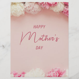Cartão Feliz Dia das Mães, Cartão Dia das Mães Flo