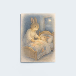 Cartão Feliz Dia das Mães – Coelhinho na Cama