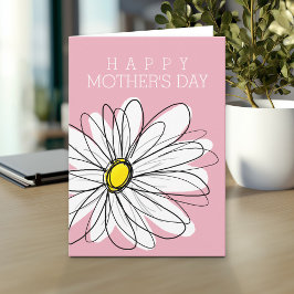Cartão Feliz Dia das Mães com Daisy Caprichosa