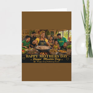 Cartão Feliz Dia das Mães Cozinha de Domingo