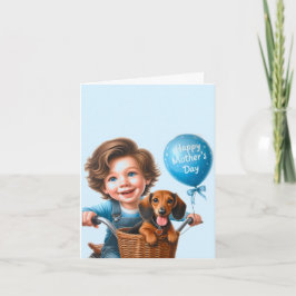 Cartão Feliz Dia das Mães do Filho