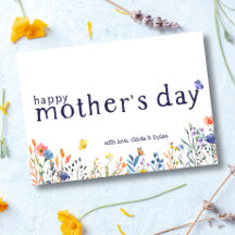 Feliz Dia das Mães Flor Silvestre