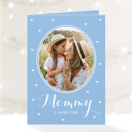 Cartão Feliz Dia das Mães Fotos Personalizadas Script Azu