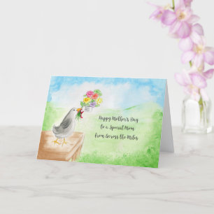 Cartão Feliz Dia das Mães, Mãe, Apesar da Distância