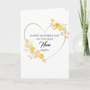 Cartão Feliz Dia das Mães para a Melhor Vovó