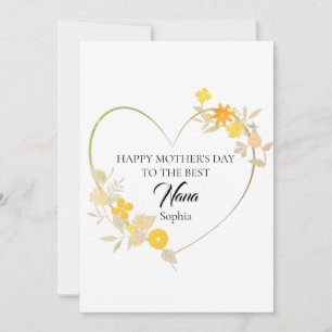 Cartão Feliz Dia das Mães para a Melhor Vovó