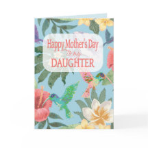 Feliz Dia das Mães para minha filha 