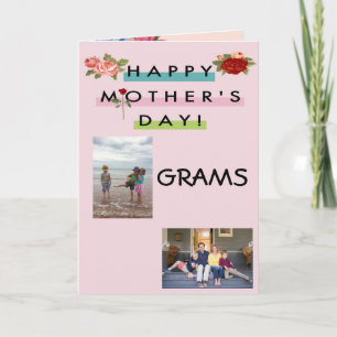 Cartão Feliz Dia das Mães, Vó!