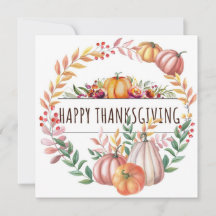 Feliz dia de Ação de Graças, coroa