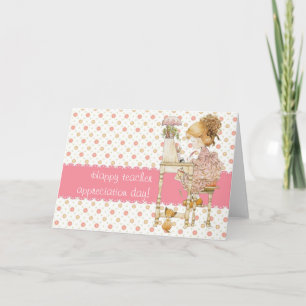 Cartão Feliz dia de apreciação do professor!