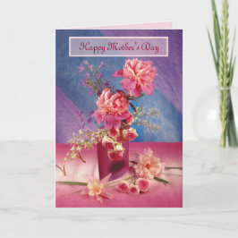 Cartão Feliz Dia de as mães