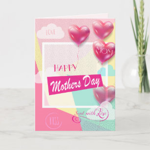 Cartão Feliz Dia de as mães!