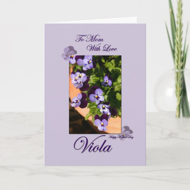 Cartão Feliz dia de as mães (Frente)