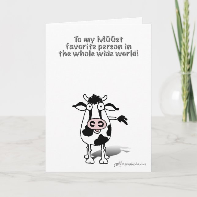 Cartão Feliz Dia de as mães! (Frente)