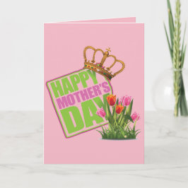 Cartão Feliz dia de as mães