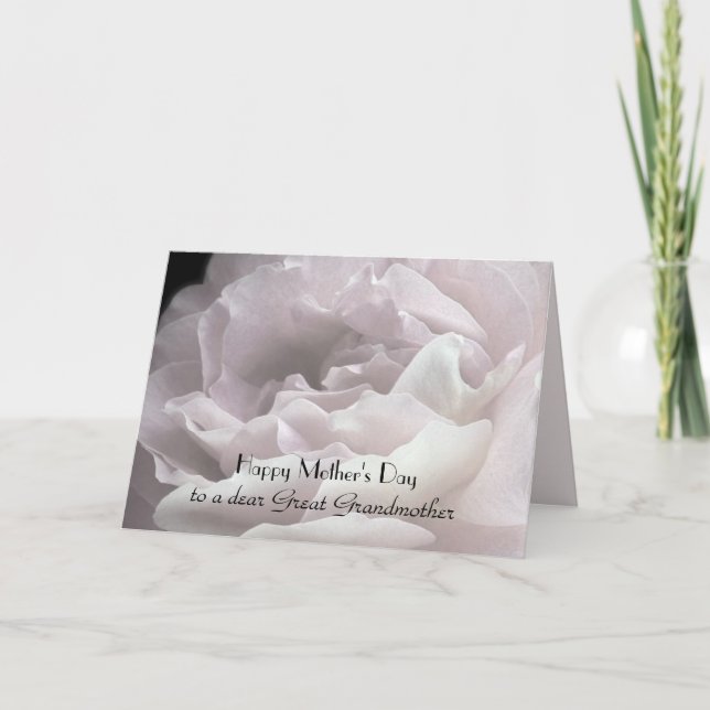 Cartão Feliz Dia de as mães para a avó Excelente (Frente)