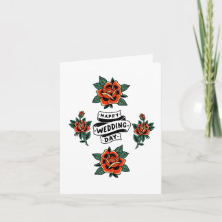 Cartão Feliz Dia de Casamento