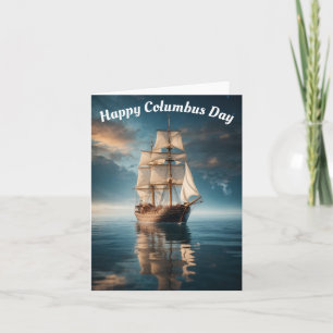 Cartão Feliz Dia de Colombo