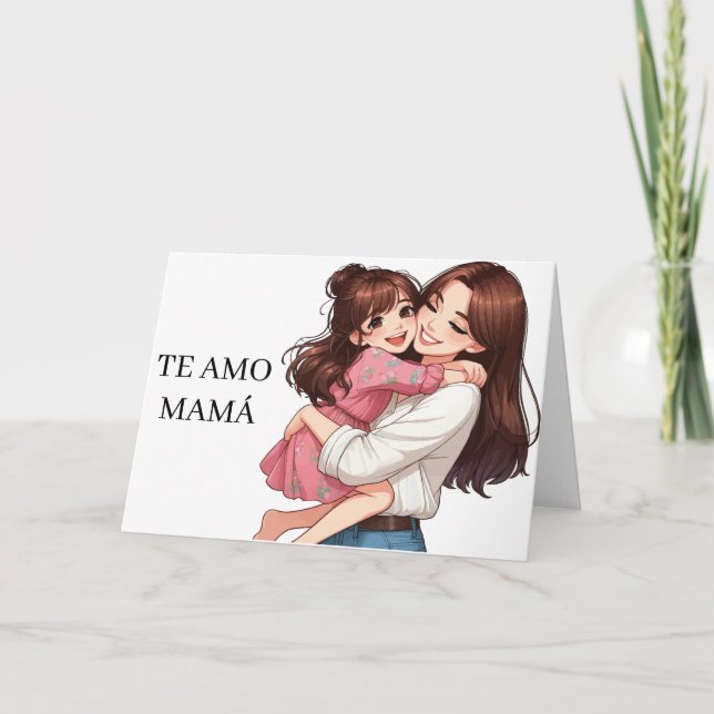 Cartão Feliz día de la madre (Frente)