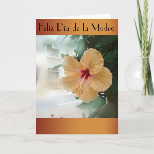 Cartão Feliz Dia de la Madre 2 (Frente)
