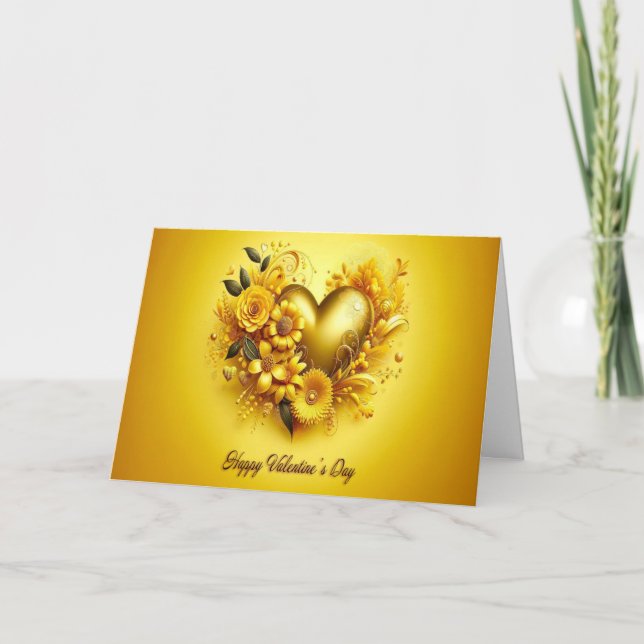 Cartão Feliz dia de os namorados (Frente)