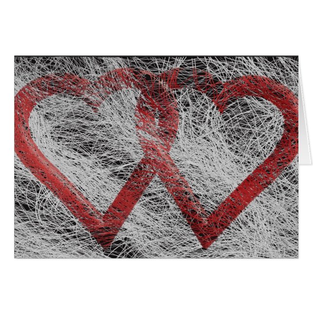 Cartão Feliz dia de os namorados (Frente horizontal)