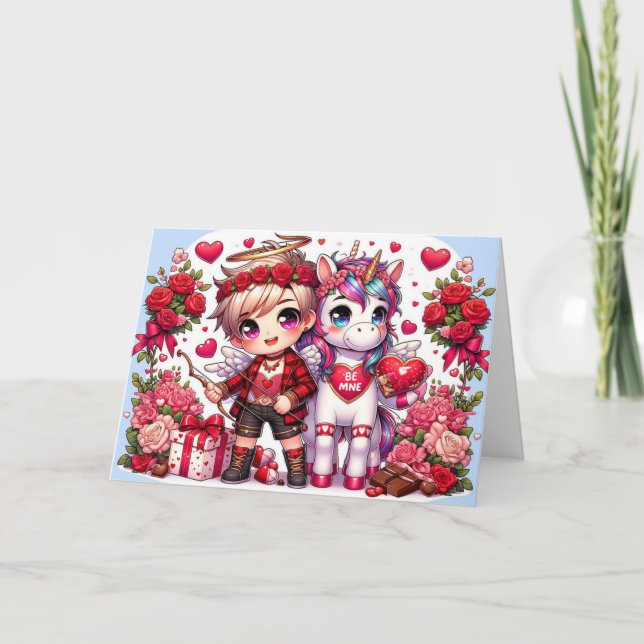 Cartão Feliz dia de os namorados (Frente)