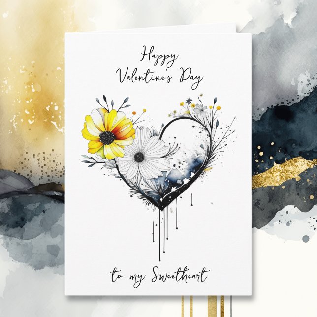 Cartão Feliz dia de os namorados ao meu Sweetheart (Criador carregado)