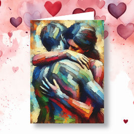 Cartão Feliz dia de os namorados | Embalagem do Lover