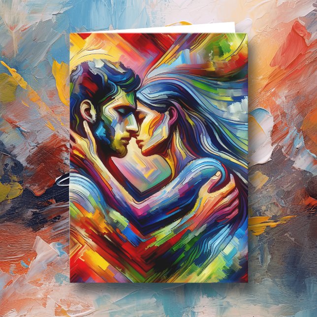 Cartão Feliz dia de os namorados | Embraço de Lover (Criador carregado)