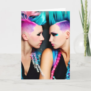 Cartão Feliz dia de os namorados   LGBTQ+ Amor