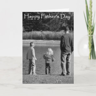 Cartão Feliz Dia de os pais ao Meu Marido, pela água