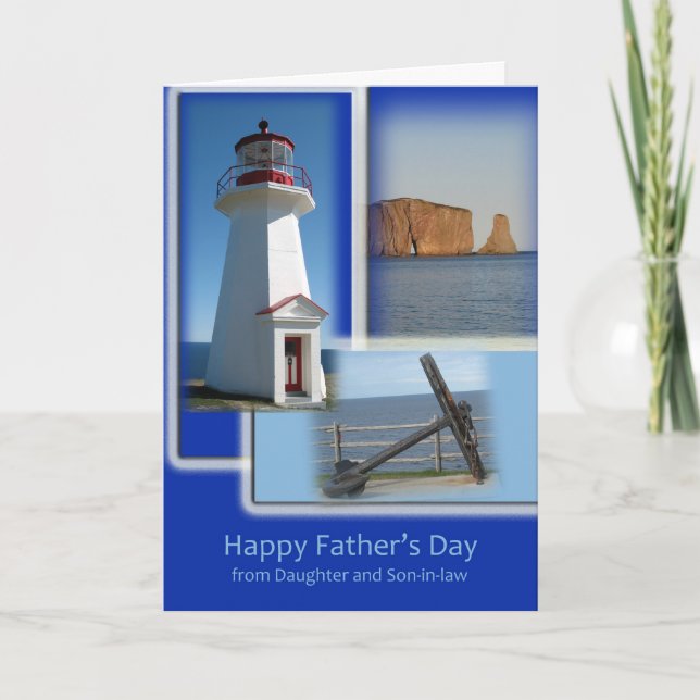 Cartão Feliz Dia de os pais - Da Filha e da Cunhada (Frente)