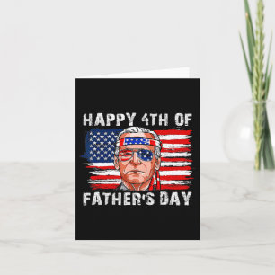 Cartão Feliz Dia de os pais Engraçado Joe Biden Independê