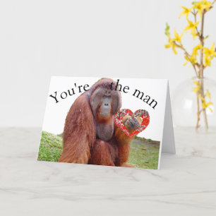 Cartão Feliz Dia de os pais, você é o homem