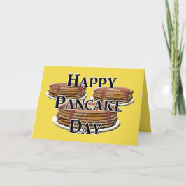 Cartão Feliz Dia de Pancake