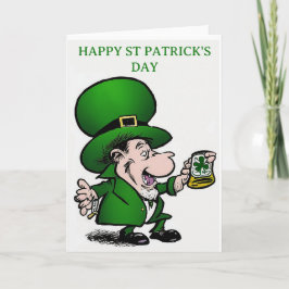 Cartão Feliz Dia de São Patrício