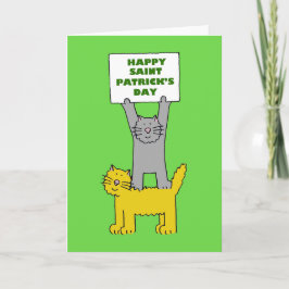 Cartão Feliz Dia de São Patrício
