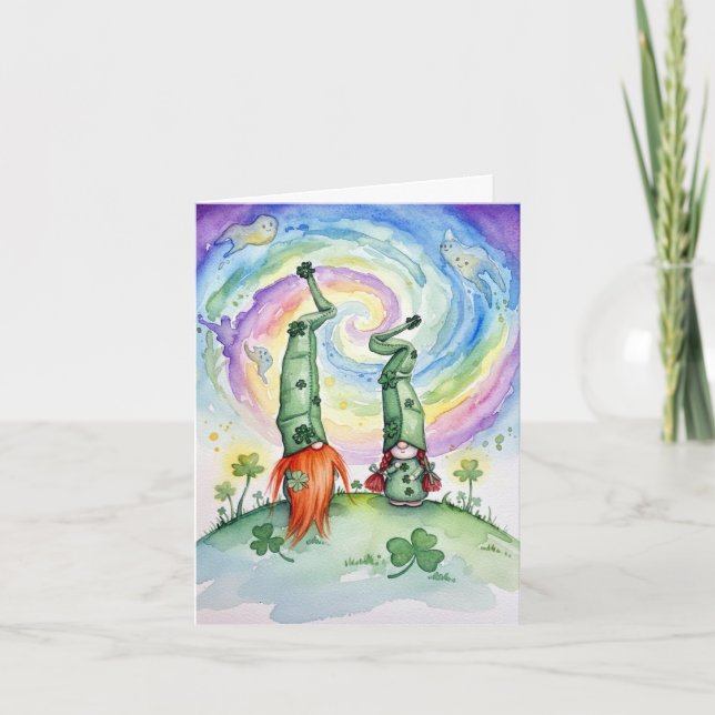 Cartão Feliz Dia de São Patrício  (Frente)