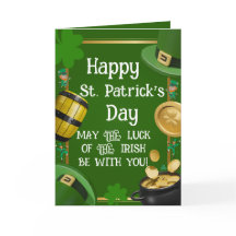 Feliz Dia de São Patrício - Bênção Irlandesa & Orn