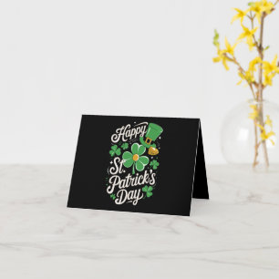Cartão Feliz Dia de São Patrício Patrimônio Irlandês St P