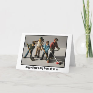Cartão Feliz Dia do Chefe de todos nós