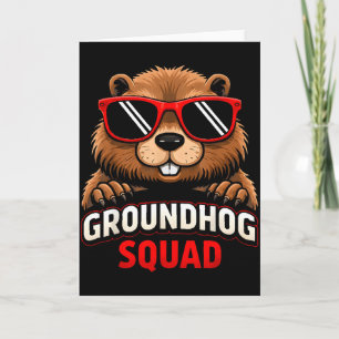 Cartão Feliz Dia do Groundhog 2026 Celebração Engraçado G